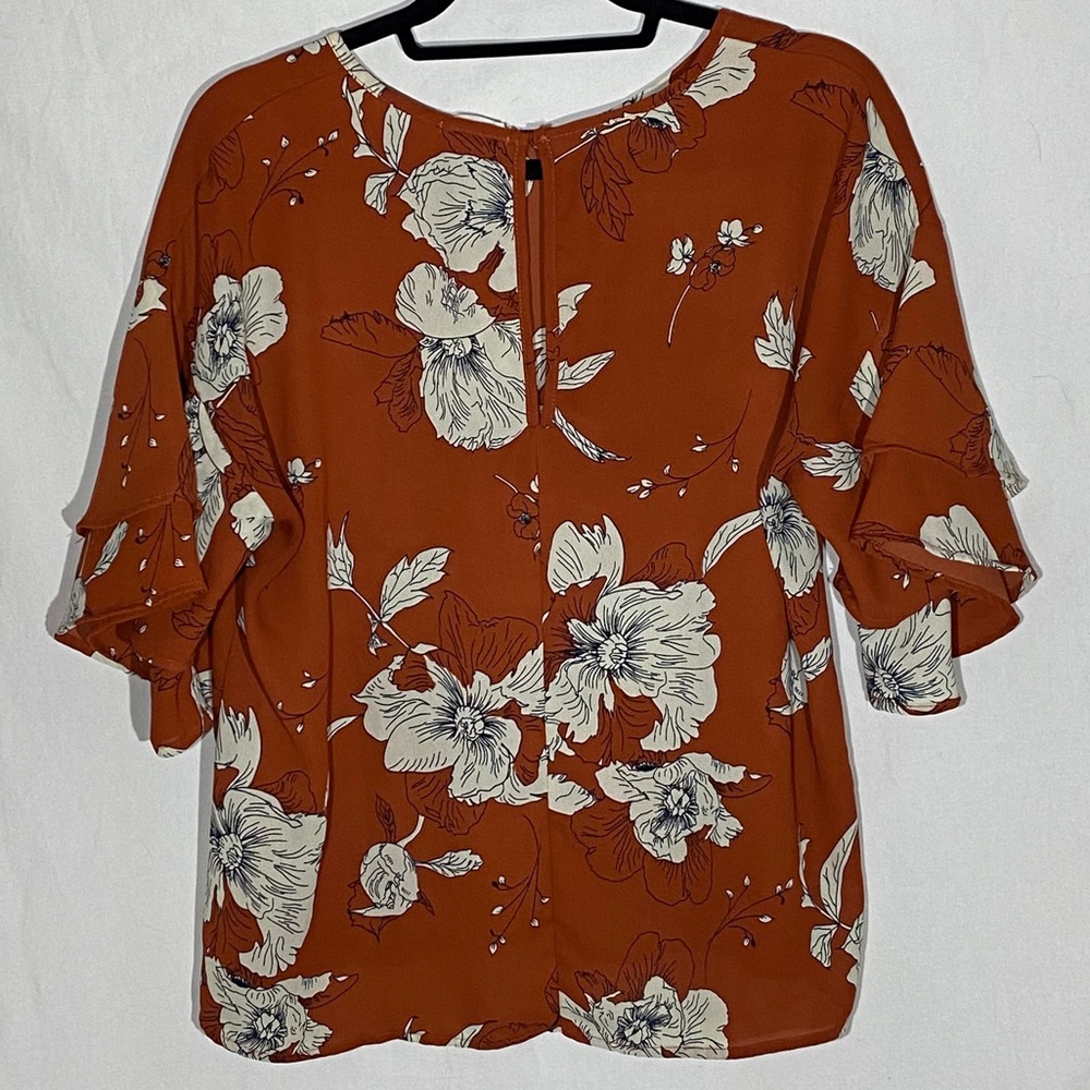 Rust colored blouse - Picture 4 of 4